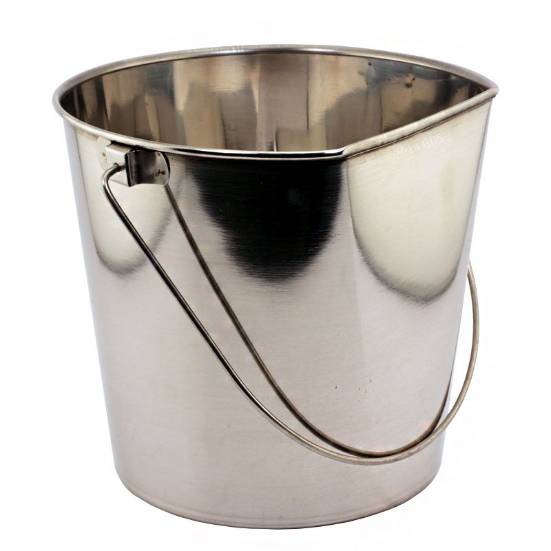Flat-sided pails